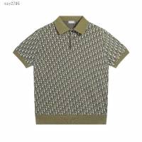 Dior專櫃迪奧2023SS新款提花Polo短袖T恤 男女同款 tzy2795