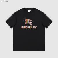 Burberry專櫃巴寶莉2023SS新款牙刷繡T恤 男女同款 tzy2806