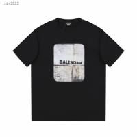 Balenciaga專櫃巴黎世家2023SS新款印花T恤 男女同款 tzy2822