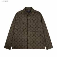 Louisvuitton路易威登Lv專門店2023FW新款植絨印花棉質襯衫外套 男女同款 tzy2977