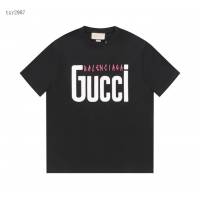 Gucci X Balenciaga 2023SS新款聯名印花T恤 男女同款 tzy2987
