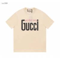 Gucci X Balenciaga 2023SS新款聯名印花T恤 男女同款 tzy2988