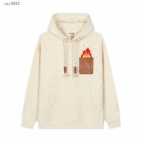 Loewe專櫃羅意威2023FW新款刺繡連帽衛衣 男女同款 tzy3003