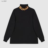 Balenciaga專櫃巴黎世家2023FW新款印花高領長袖打底衫 男女同款 tzy3007