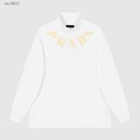 Prada專櫃普拉達2023FW新款印花高領長袖打底衫 男女同款 tzy3012