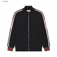 Gucci古奇專櫃古馳2023FW新款織帶提花拉鏈衛衣外套 男女同款 tzy3049