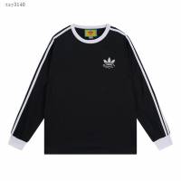 Gucci X Adidas古奇專櫃古馳2023FW新款聯名刺繡立體剪裁長款T恤 男女同款 tzy3140