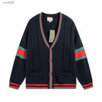 Gucci古奇專櫃古馳2023FW新款針織提花開衫毛衣 男女同款 tzy3183