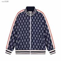 Gucci古奇專櫃古馳2023FW新款滿印提花拉鏈衛衣 男女同款 tzy3186