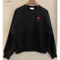 Ami專櫃2023FW新款愛心刺繡插肩圓領衛衣 男女同款 tzy3200