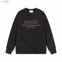 Gucci古奇專櫃古馳2023FW新款重工洗水紮染燙鑽圓領衛衣 男女同款 tzy3203