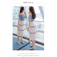 Chanel女裝 香奈兒連衣裙 法國專櫃同步 2019新款 法國小眾夏季中長款 修身氣質連衣裙  xly1427
