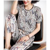 Chanel女裝 香奈兒套裝 法國專櫃同步 2019新款 高品質 氣質復古腰果花套裝  xly1428