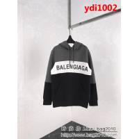 BALENCIAGA巴黎世家  18ss秋冬新款 撞色拼接 太空棉連帽衛衣 ydi1002