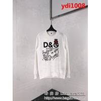 DＧ杜嘉班納 18SS秋冬新款 愛心皇冠 塗鴉字母印花 純棉衛衣 ydi1008