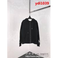 MMJ 18秋冬新款 拉鏈連帽衛衣 帽子袖口骷髏刺繡 情侶款 ydi1039