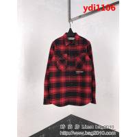 OFF-white18fw 代購級別 格子襯衫 情侶款 ydi1106