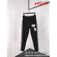 DＧ杜嘉班納 18秋冬新款 刺繡毛巾布logo 男款衛褲 ydi1130