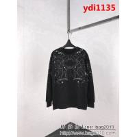 Christian Louboutin18ss秋冬新款 爆款CL 星座印花燙鑽套頭衛衣 情侶款 ydi1135