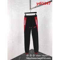 GUCCI古馳 18秋冬新款 手臂織帶拼接 男款運動衛衣套裝 ydi1147