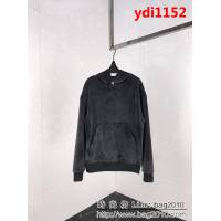 LV路易威登 18FW秋冬新款 高端絲絨 戴帽衛衣 情侶款 ydi1152