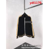 MONCLER蒙口 黑標限量款系列 2018FW 絲絨拼色字母飾帶繡花 拉鏈開衫外套套裝 ydi1170