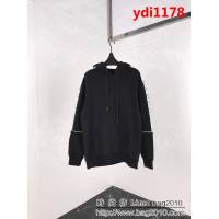 LV路易威登 18fw秋冬新款 做舊黑色 連帽衛衣 男女同款 ydi1178