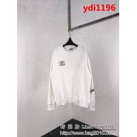 CHANEL香奈兒 18ss秋冬新款 雙C刺繡寬鬆套頭衛衣 情侶款 ydi1196
