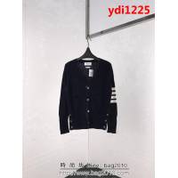 THOM BROWNE湯姆布朗 經典款開衫 藏藍色羊絨毛衣 情侶款 ydi1225