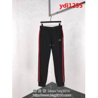 BALENCIAGA巴黎世家 18ss秋冬新款 字母小logo 純棉男款休閒褲 黑色 ydi1255