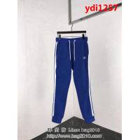 BALENCIAGA巴黎世家 18ss秋冬新款 字母小logo 純棉男款休閒褲 藍色 ydi1257