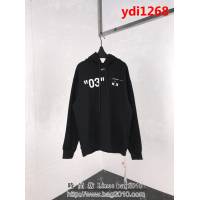 OFF Whitefor all系列 03支線 純棉帽衫 情侶款 ydi1268