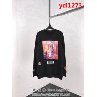 Heron Preston19ss官方最新款 粉紅雙鶴系列 圓領衛衣 情侶款 ydi1273