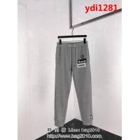MONCLER蒙口X Fragment18SS蒙口藤原浩閃電限定款 雙LOGO毛巾布刺繡 Backstag男款衛褲 ydi1281