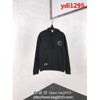 Chrome hearts 克羅心 18ss秋冬新款 梵文印花圖案 加絨加厚連帽衛衣 情侶款 ydi1295