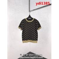 GUCCI古馳 18秋冬新款 全身金絲雙G圖案 羊毛短袖 楊冪同款 男女同款 ydi1385