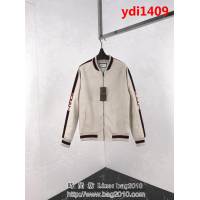GUCCI古馳 18ss秋冬新款 背後G家經典方塊logo 鏤空設計Pu皮衣 男女同款 ydi1409