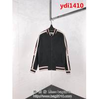 GUCCI古馳 18ss秋冬新款 背後G家經典方塊logo 鏤空設計Pu皮衣 男女同款 ydi1410