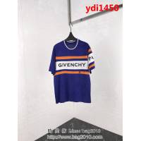 GVC紀梵希 19ss春夏新款 立體字母刺繡 絲光棉短袖 男女同款 ydi1450