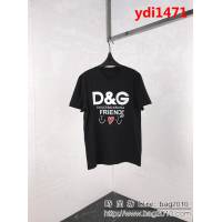 DＧ杜嘉班納 官網同步 19春季新款 愛心字母 S亮片字母短袖 情侶款 ydi1471