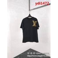 LV路易威登 19ss早春 胸口大倒字母限定款 精梳棉短袖 情侶款 ydi1472