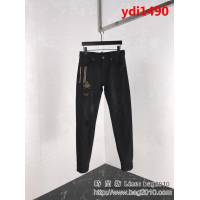 DＧ杜嘉班納 18ss秋冬新款 金絲線皇冠 水洗破洞 男款牛仔褲 ydi1490