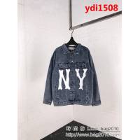 GUCCI古馳 18FW新款 印花 水洗做舊 牛仔外套 情侶款 ydi1508