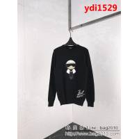 FENDI芬迪 18SS秋冬新款 老佛爺貼牌logo 簡單百搭款 毛衣 情侶款 ydi1529