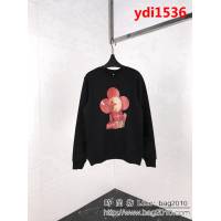 LV路易威登 X SuP聯名款 18秋冬新款 太陽花趣味公仔印花 純棉加絨衛衣 情侶款 ydi1536