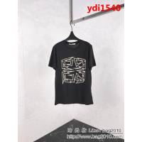GVC紀梵希 19早春新款 火焰圖案 雙股絲光棉 男款短袖 ydi1540