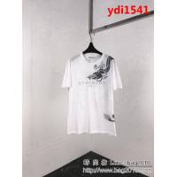 GVC紀梵希 19早春新款 蛟龍印花 雙股絲光棉 男款短袖 ydi1541