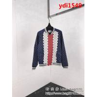 GUCCI古馳 18新款棒球領 全身雙G拼色logo 外套 男女同款 ydi1549
