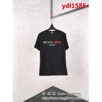 DIOR迪奧 19早春新款 彩色 Le NewLook 1947 雙股絲光棉 男款短袖 ydi1585