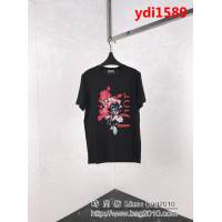 DIOR迪奧 19早春新款 Dior玫瑰印花 雙股絲光 男款短袖 ydi1589
